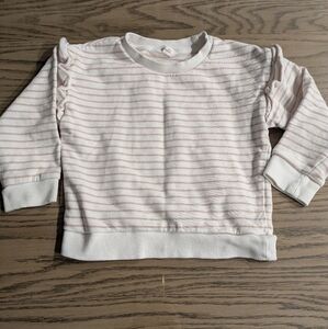 Striped Pink and White Kids Top